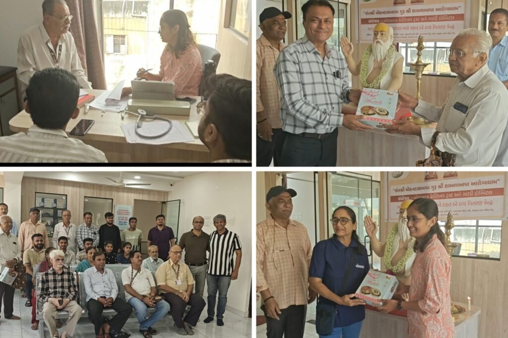 Free medical camp organized jointly by Bolbala Charitable Trust and Gardi Hospital in Rajkot was an unprecedented success